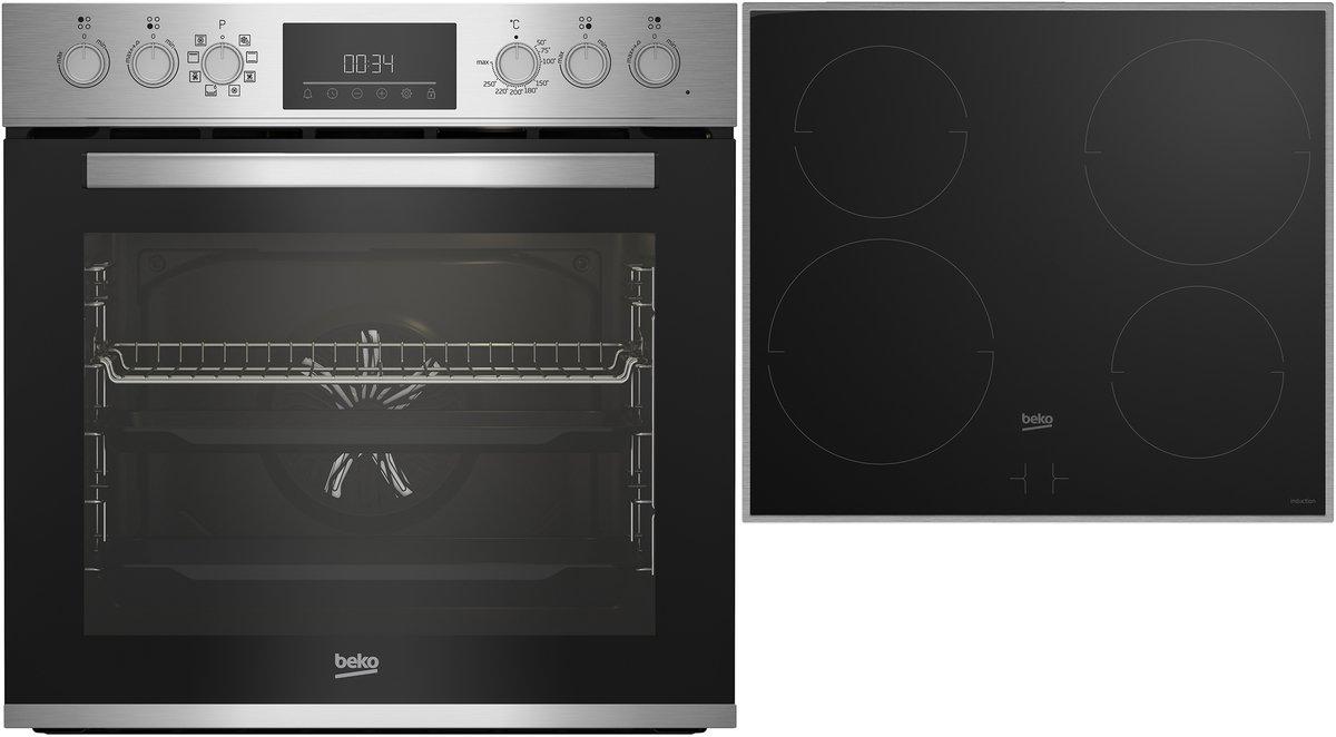 Multifunktionsherdset bestehend aus Herd und Induktionskochfeld BBUM12341XE