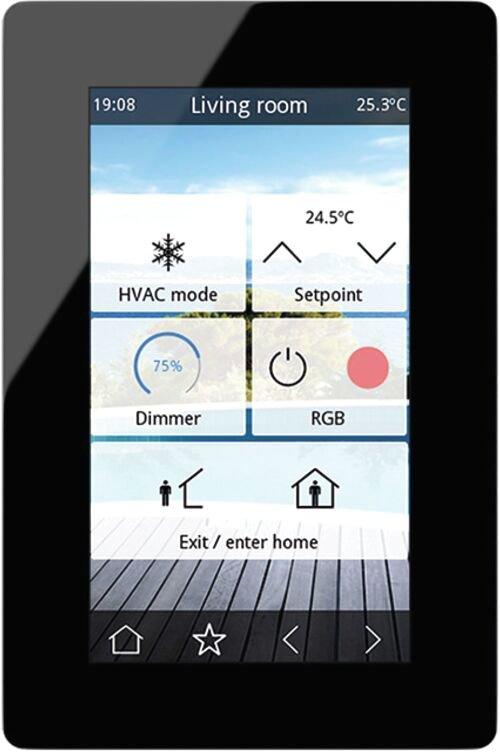 KNX Verso 2 4,3 Touchdisplay schwarz