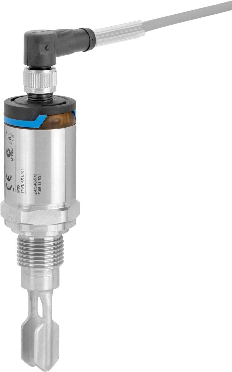 Vibronik Grenzschalter DC-PNP/IO-Link 100°C kompakt Ra3.2um G1/2 316L M12
