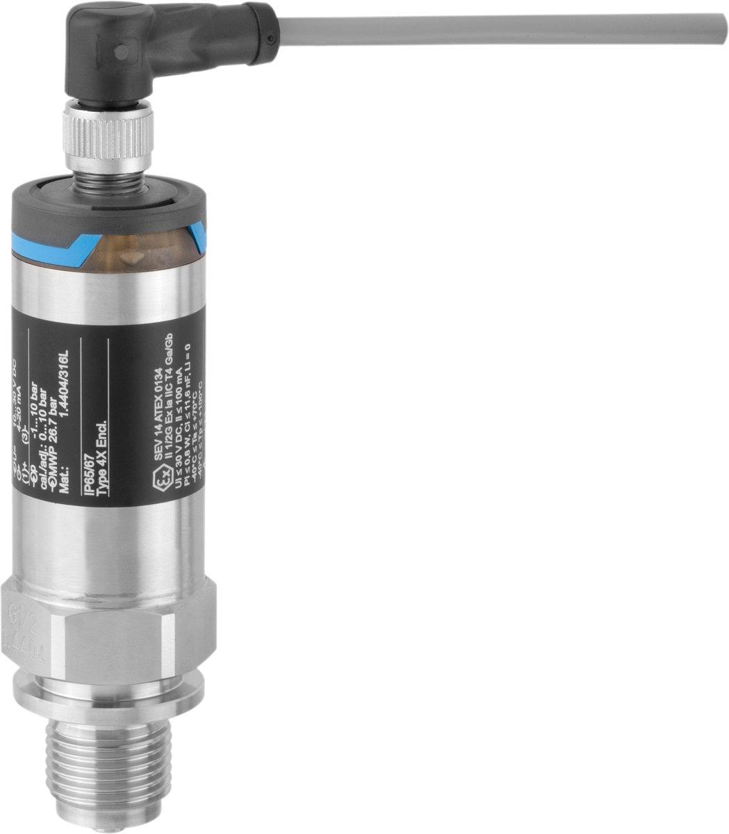 Drucktransmitter 4-20mA M12 400mbar relativ G1/2