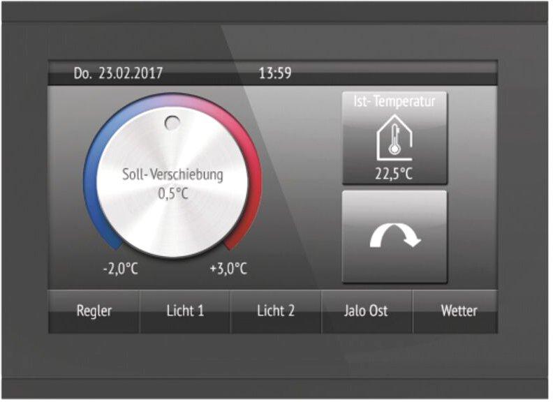 KNX Corlo Touch 5" schwarz