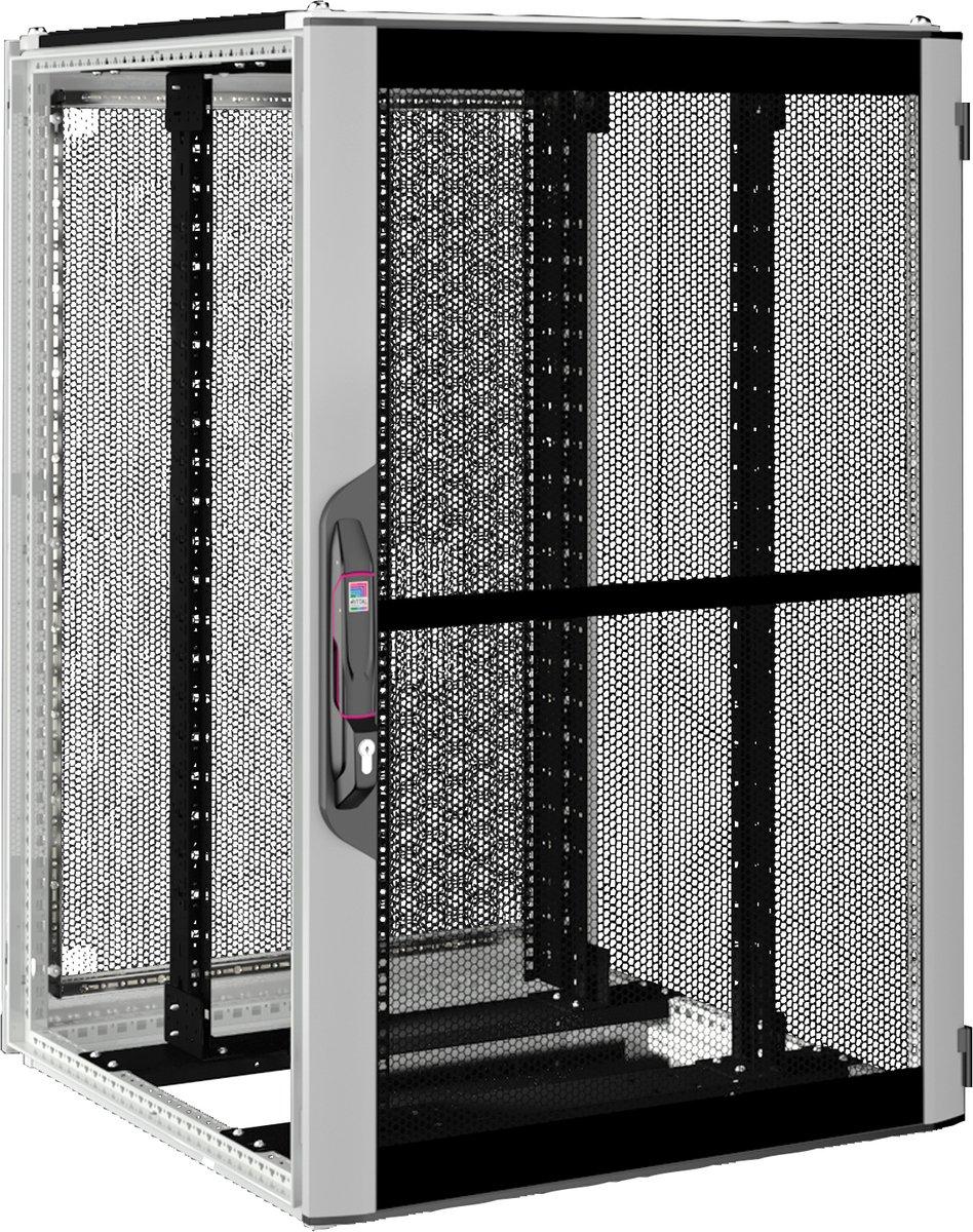 Netzwerk-/Serverschrank VX IT mit belüfteten Türen