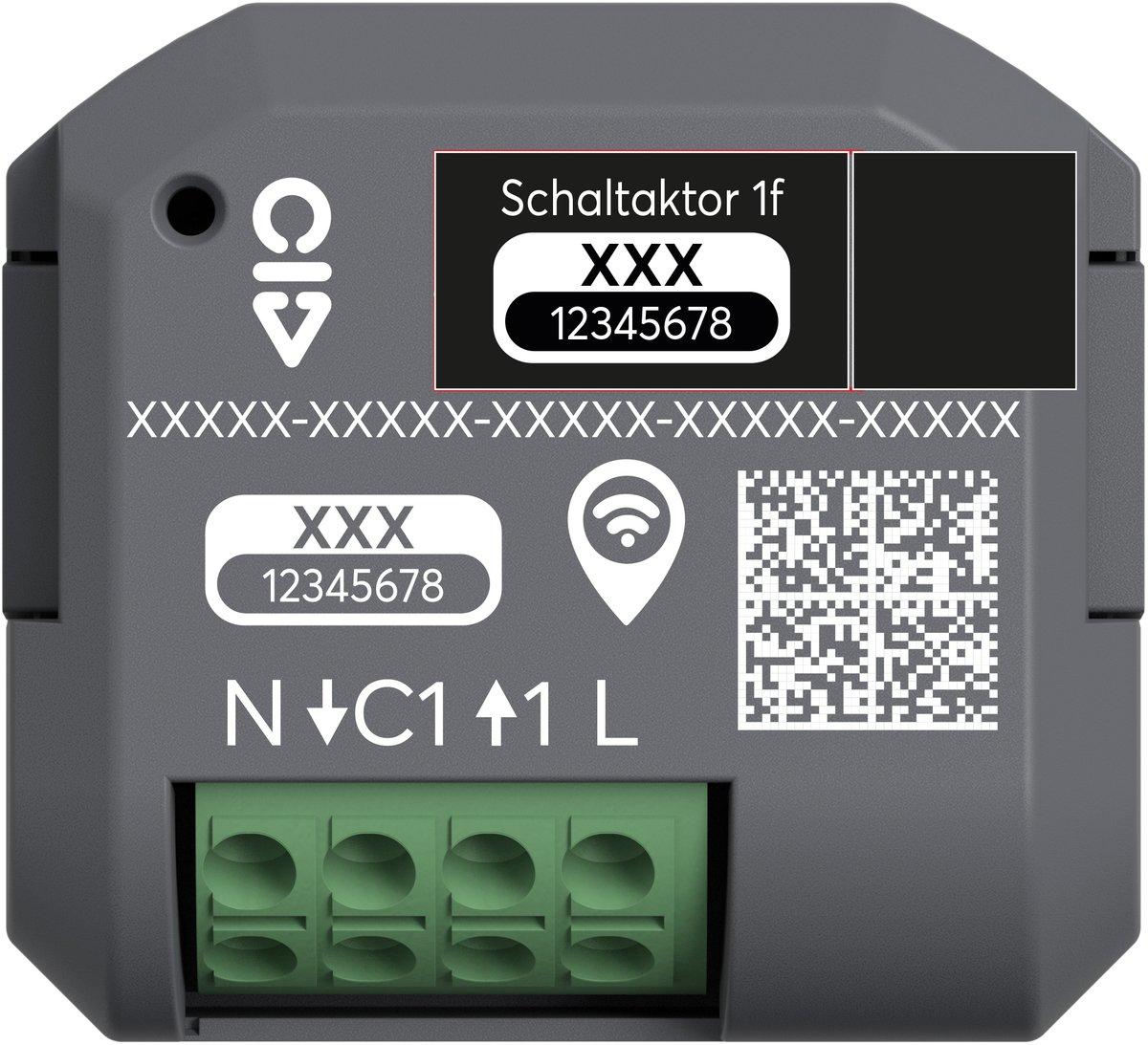 Schaltaktor Funk free@home wireless 230 V AC