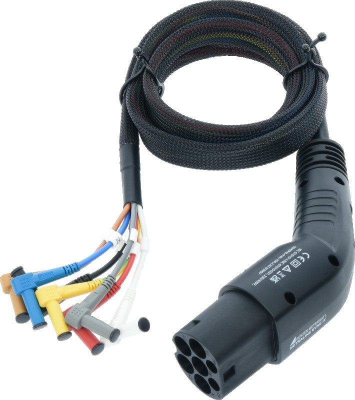 Prüfadapter für E-Ladepunkte (1-/3-phasig) mit METRALINE MF