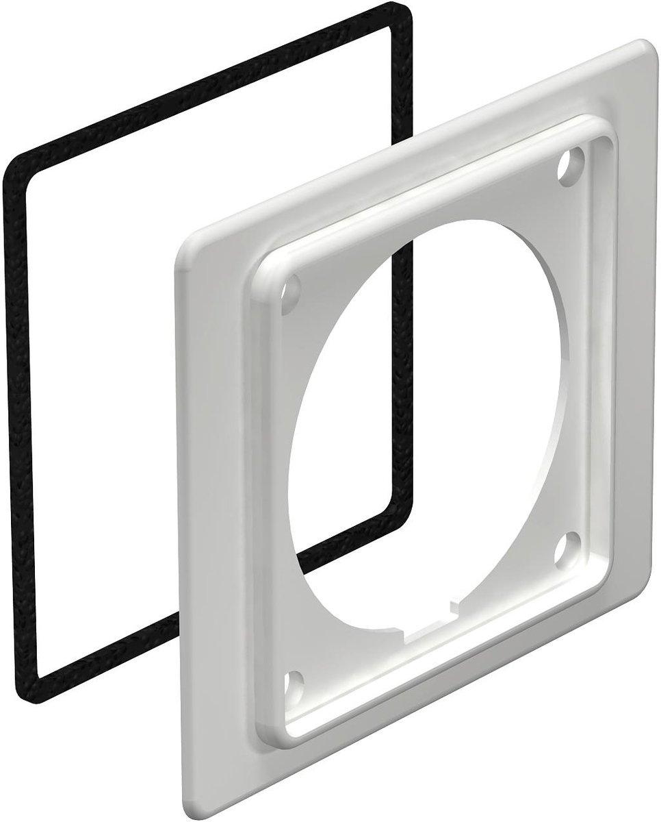 Zwischenflansch für CEE Dosen 16 A PVC steingrau RAL 7030