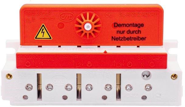 Zähleranschlussklemme EVN 63 A