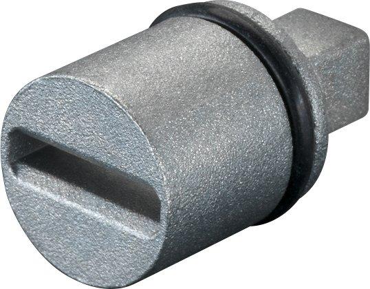 Verschluss-Einsätze Zink-Druckguss Länge 27mm Ausführung A Schraubendreher