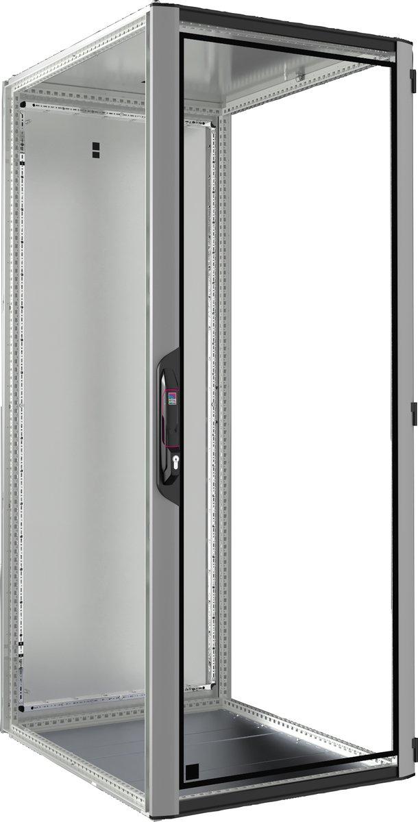 VX IT geschlossen IP55 Leerschrank RAL7035 BHT 800x2000x100mm 42HE
