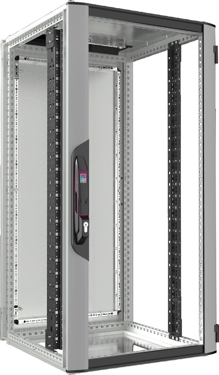 VX IT geschlossen 19"-Profilschienen standard RAL7035 BHT 600x1200x600mm 24HE