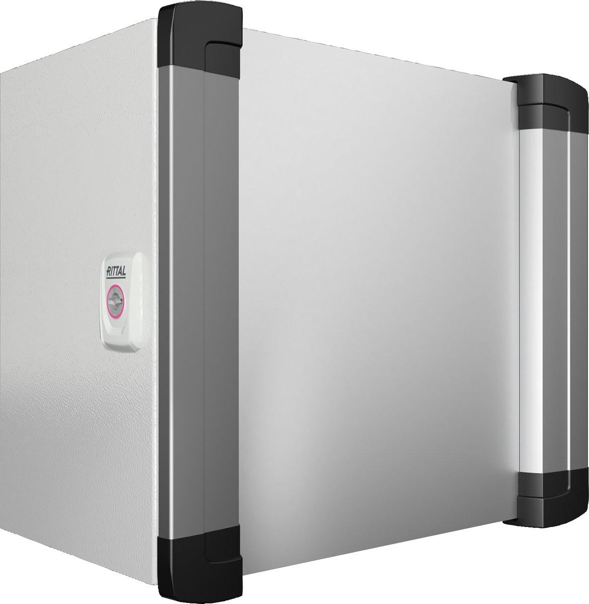 AX Bediengehäuse mit Griffleisten BHT 300x300x210mm Servicezugang von vorne