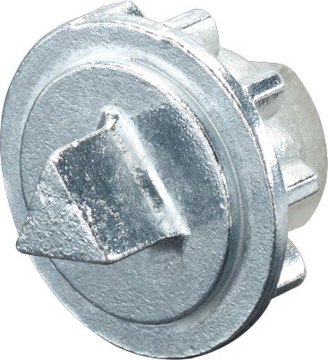 TS Verschluss-Einsatz Ausführung F Zink-Druckguss 8mm Dreikant
