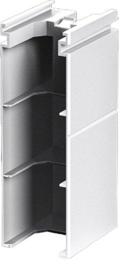 Anschlussraum-Abdeckung rückseitig für NH-Schaltleiste Gr.00 (185 mm)