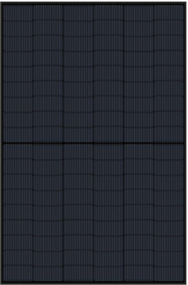 PV-Modul 450 Wp Halbzelle bifacial gehärtetes Antireflex-Solarglas mit Rahmen