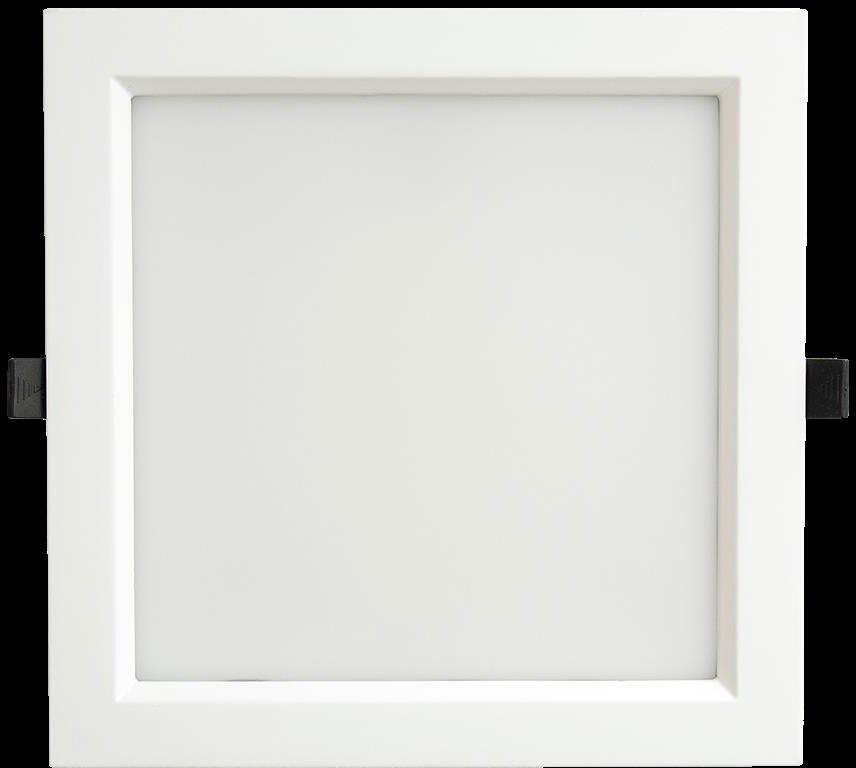 LED-Einbaupanel SQUAREip54 225x225mm IP54 18W COLORselect