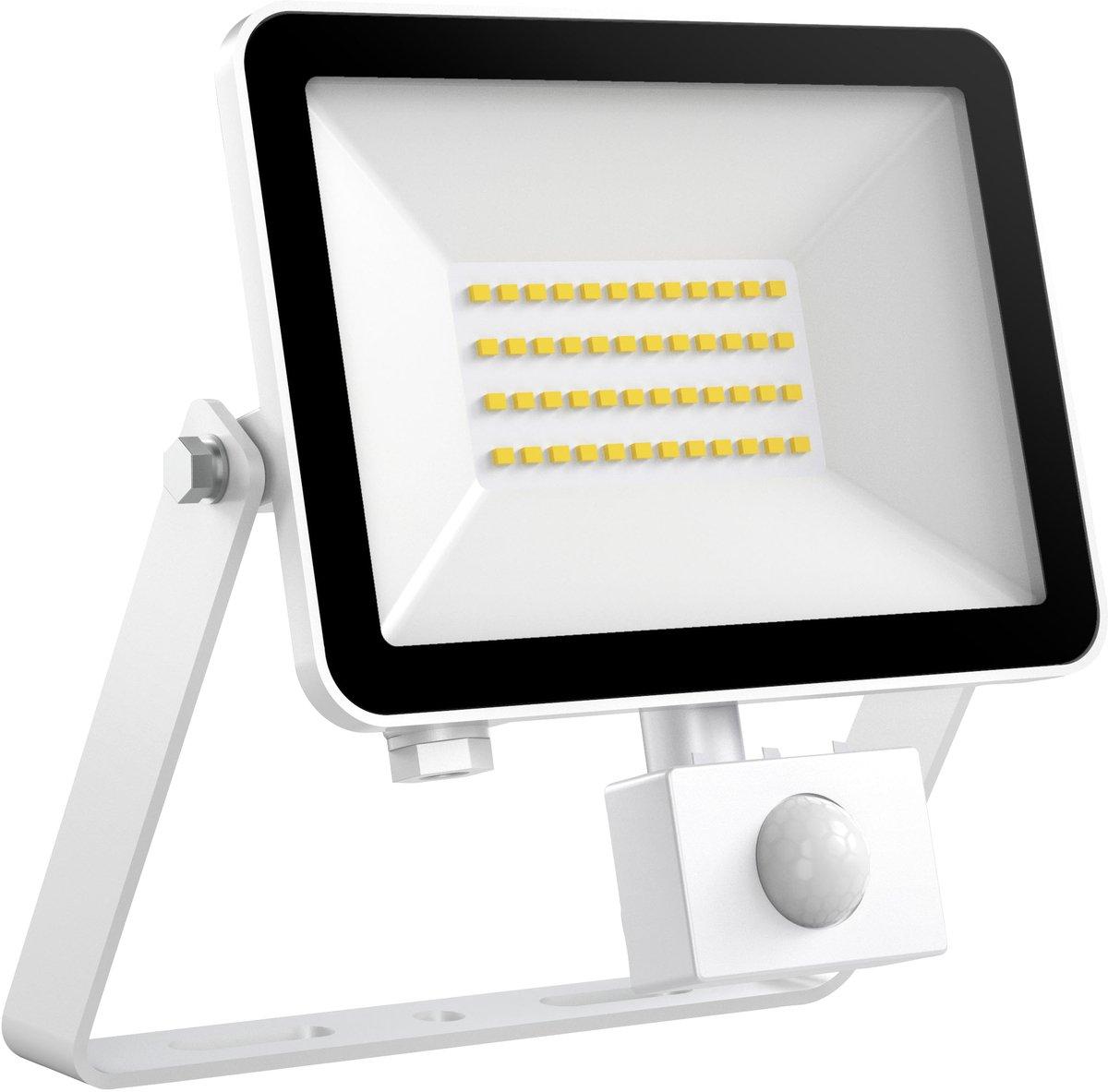 LED-Strahler FLOORslim-sensor 30W 3000K weiß mit Bewegungsmelder PIR