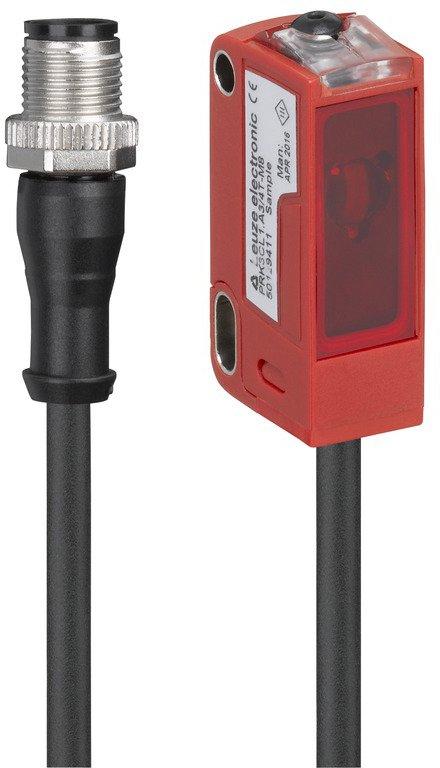 Reflex-Lichtschranke polarisiert 0 - 0,5m Laser rot 10 - 30 V DC 1 Schaltausg.