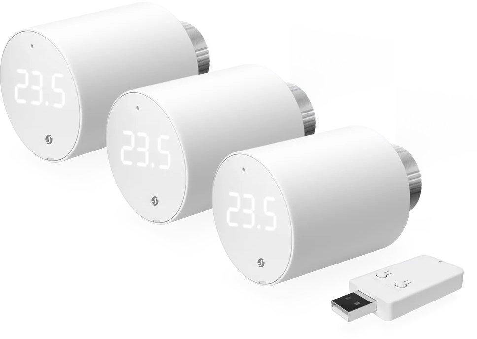 Heizkörperthermostat BLU TRV 3 Stk. mit Gateway weiß