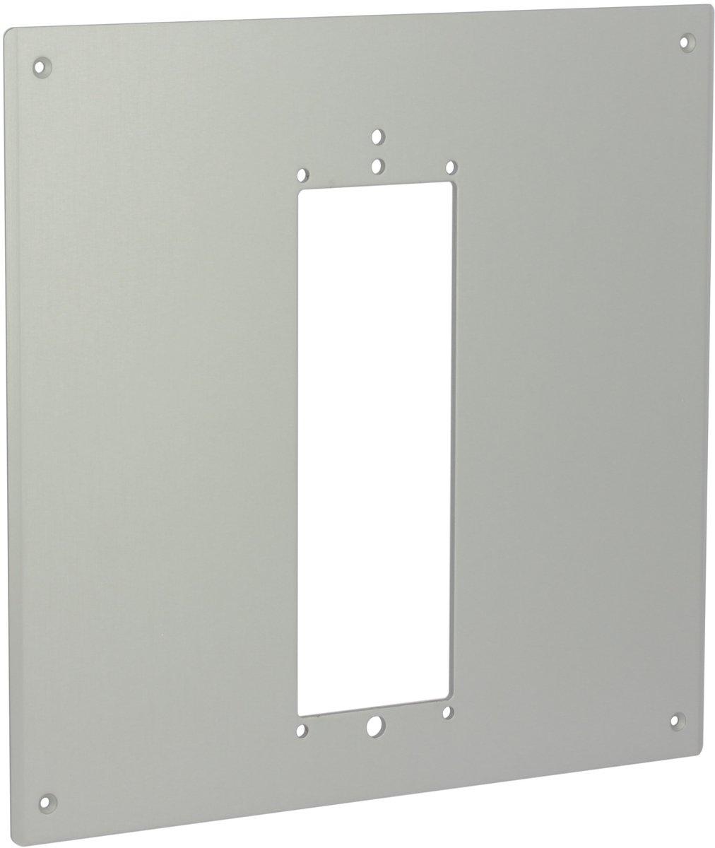 XL-Abdeckplatte zum Einbau von Linea 5000 Farbe: Aluminium