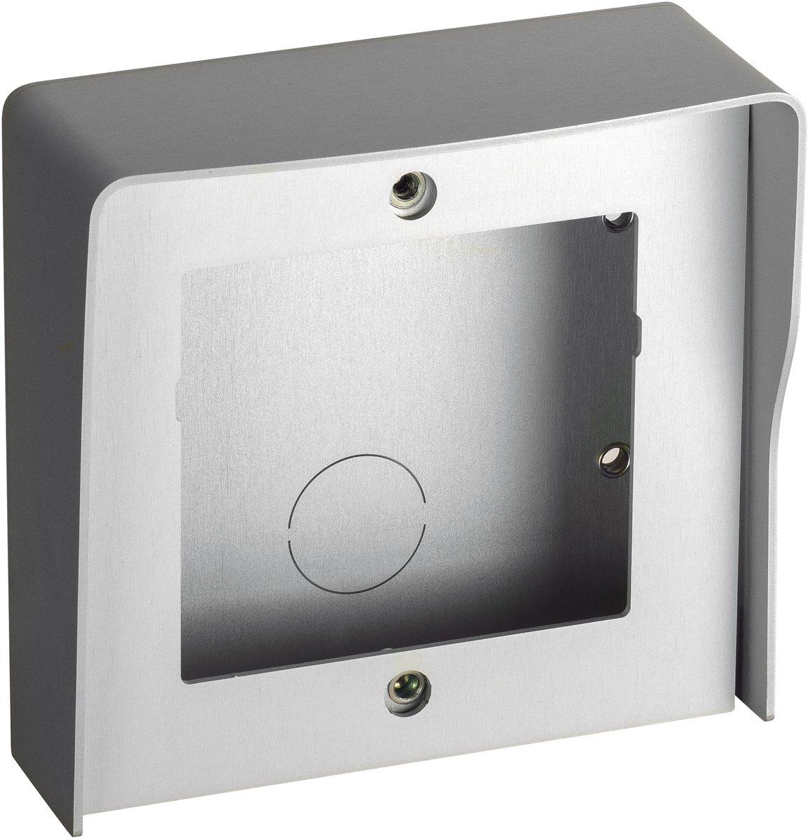 1-moduliges Aufputzgehäuse LINEA 5000 mit Regendach für 1-modulige Geräte