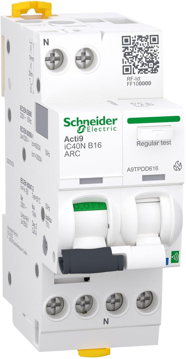 Acti9 iC40N ARC Active AFDD + LS-Schalter + Komm. 1P+N 16A B-Char. 6000A