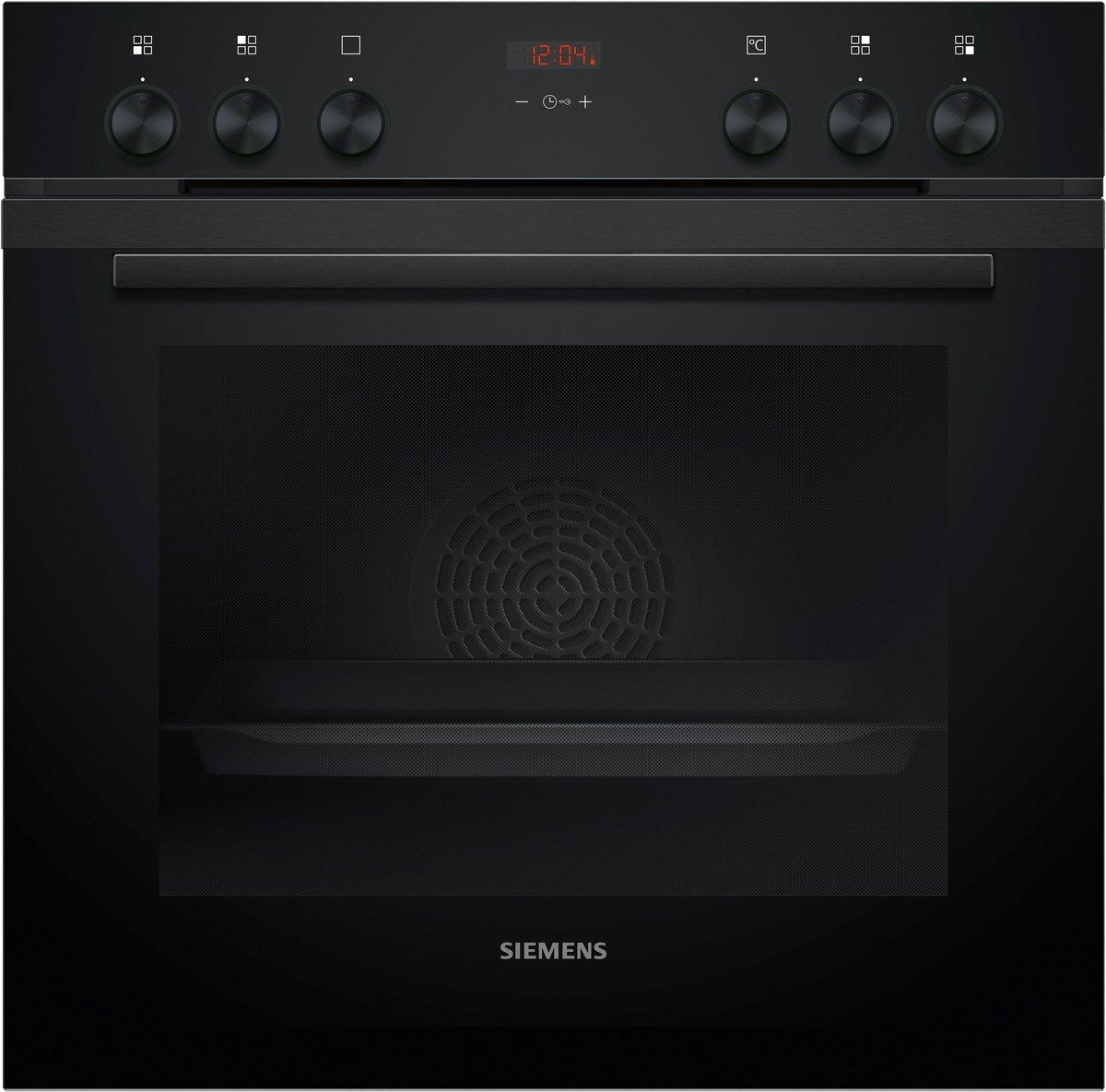 Einbau-Herd iQ300 60 x 60 cm Deep black inox