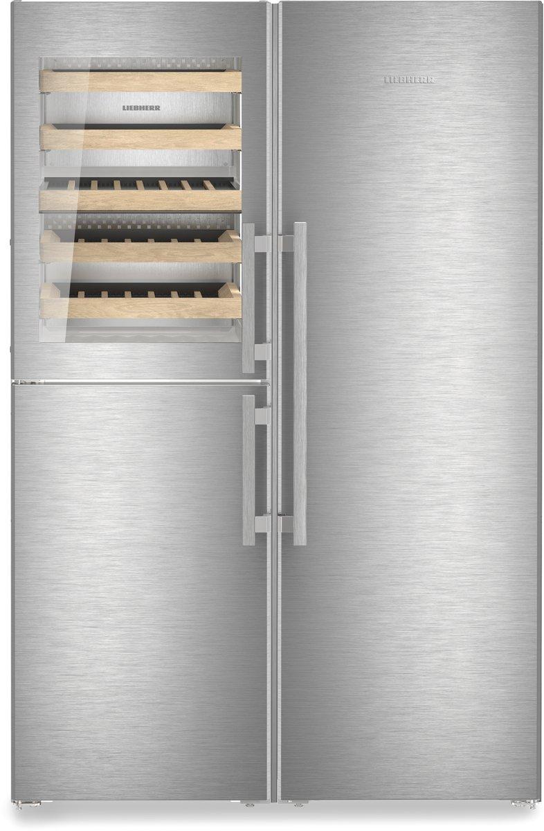 Side-by-Side-Kombination mit Weintemperierteil 689 Liter