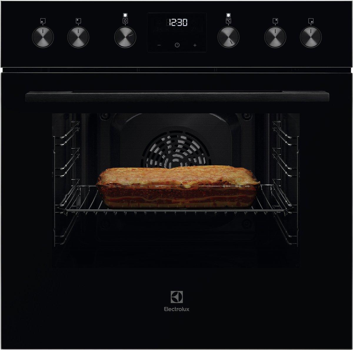 Einbauherd Reinigung mit Wasserdampf Touch-Bedienung Grillfunktion