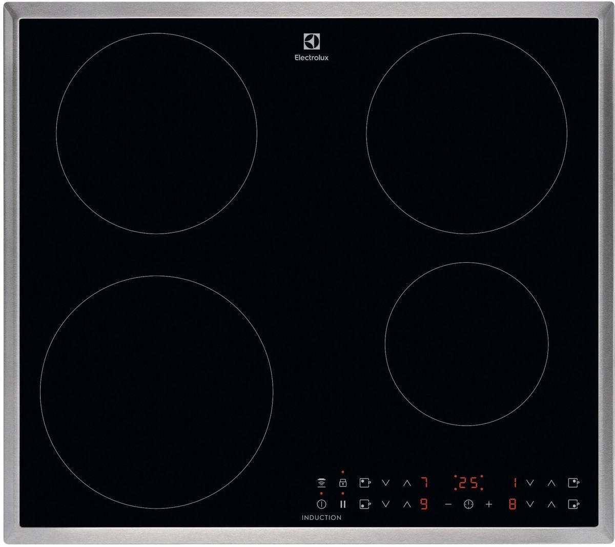 Autarkes Kochfeld Induktion Hob²Hood 60 cm Edelstahlrahmen Aufliegend