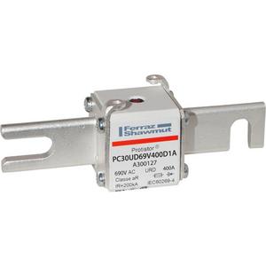 Sicherung aR Gr.30 690VAC 400A DIN110 Kontaktmesser und Schlagbolzen