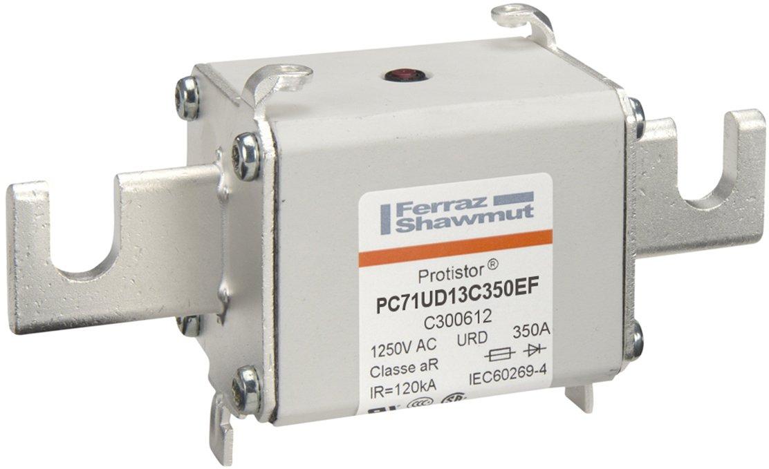 Sicherung aR Gr.71 1250VAC 350A EF Kontaktmesser und Schlagbolzen