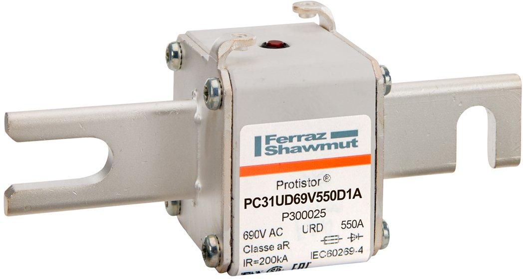 Sicherung aR Gr.31 690VAC 500A DIN110 Kontaktmesser und Schlagbolzen
