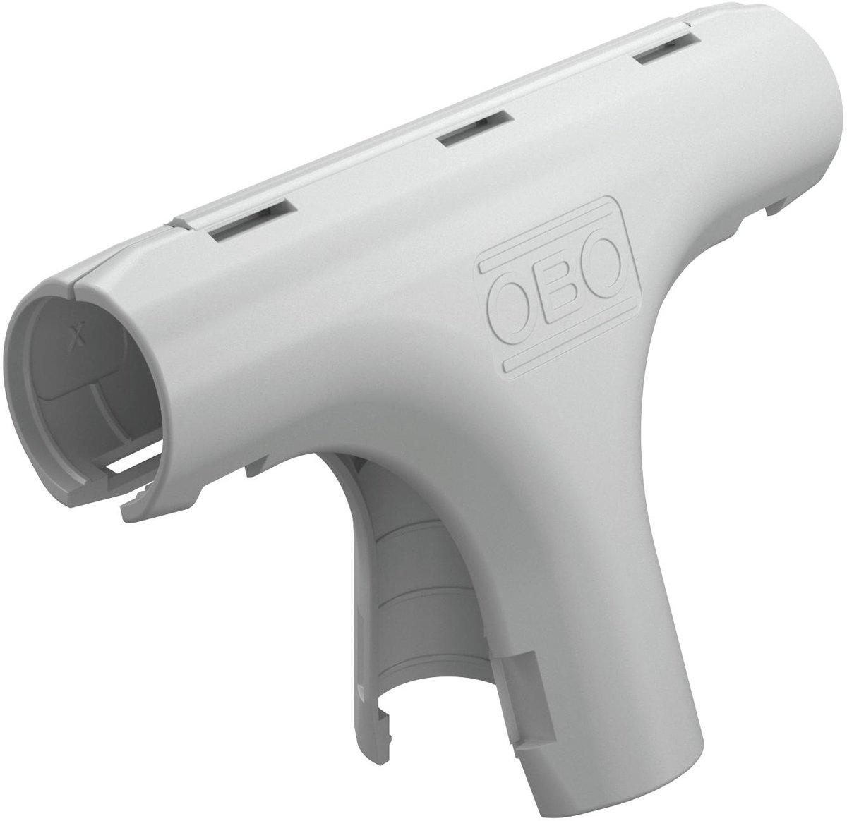 Quick-Pipe-T-Stück M16 PP lichtgrau 7035