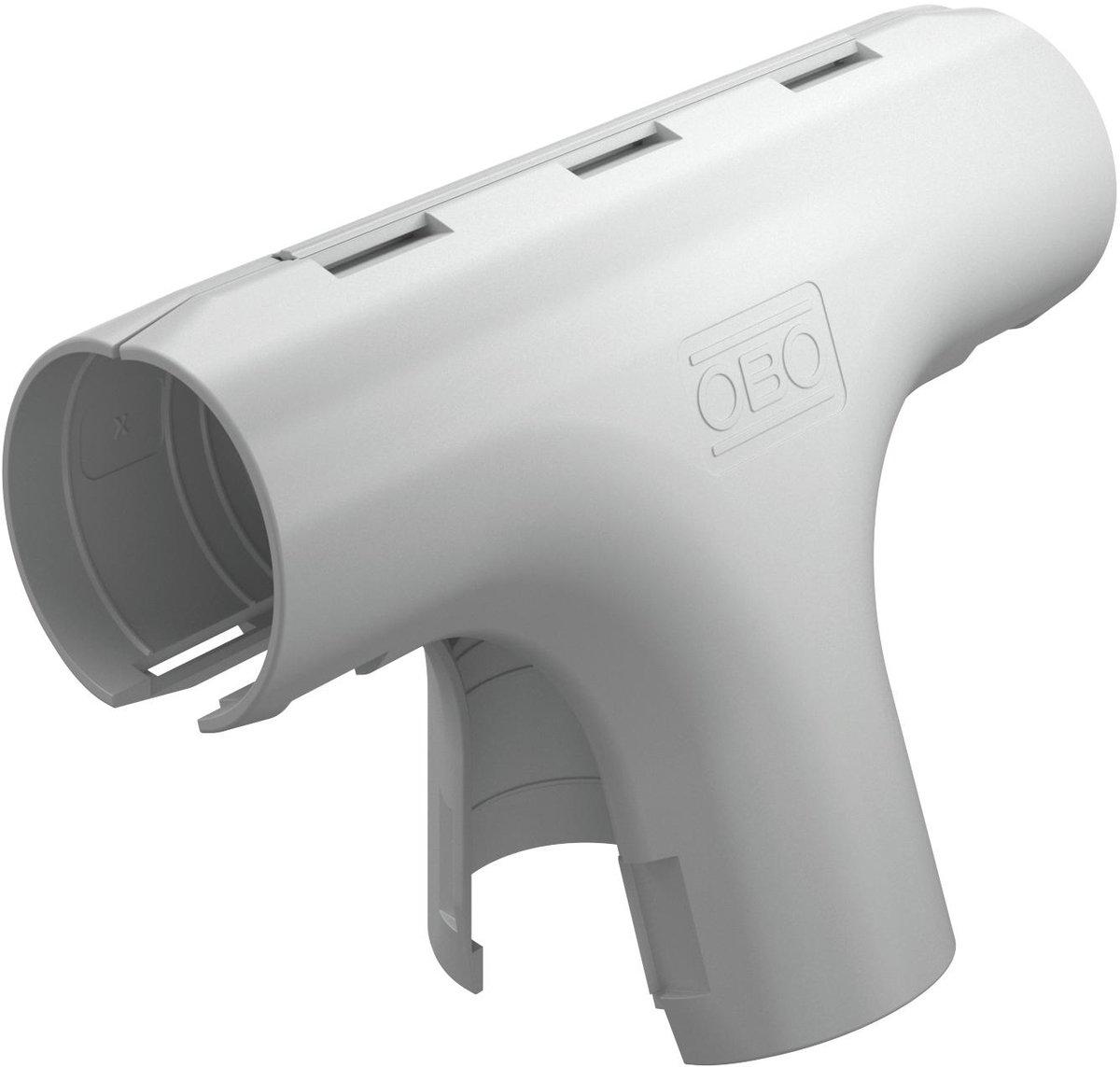 Quick-Pipe-T-Stück M32 PP lichtgrau 7035