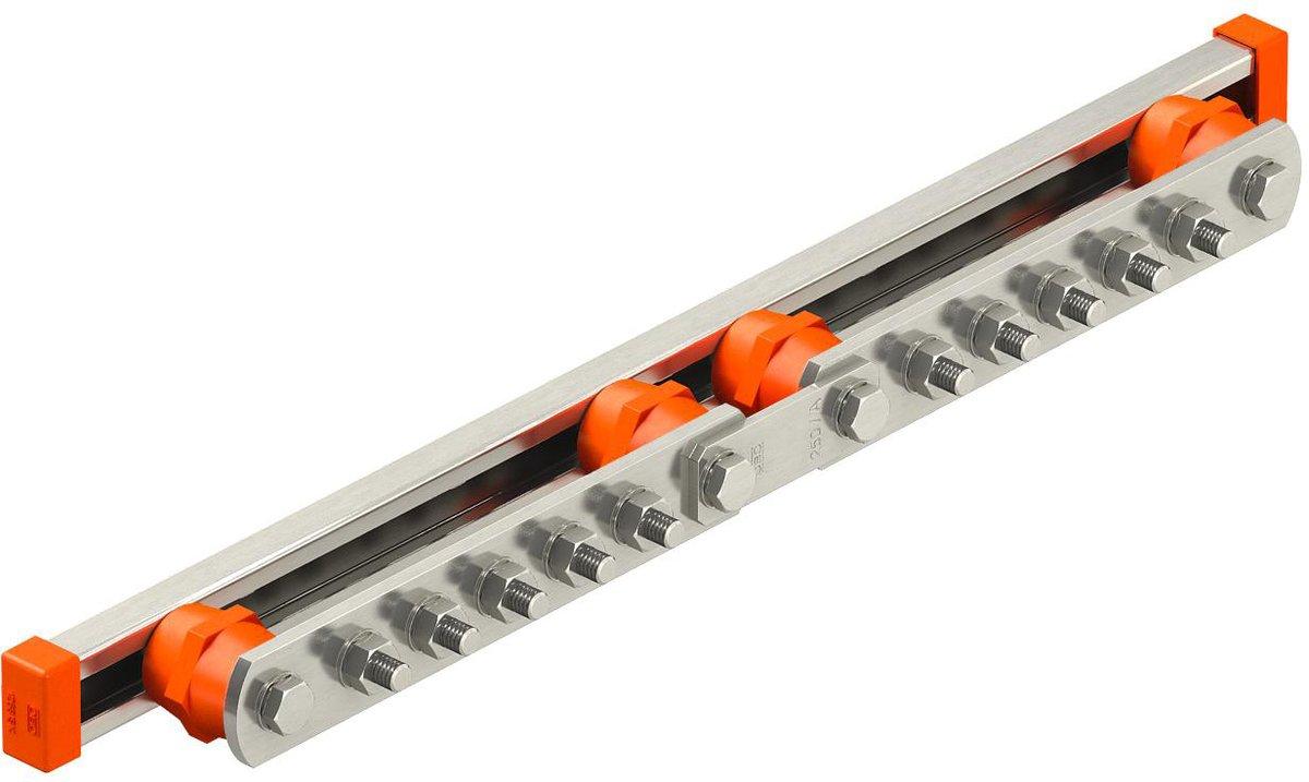 Potentialausgleichsschiene BigBar/5+5 Anschlüsse VA 5+5 x M10 A2 1.4301
