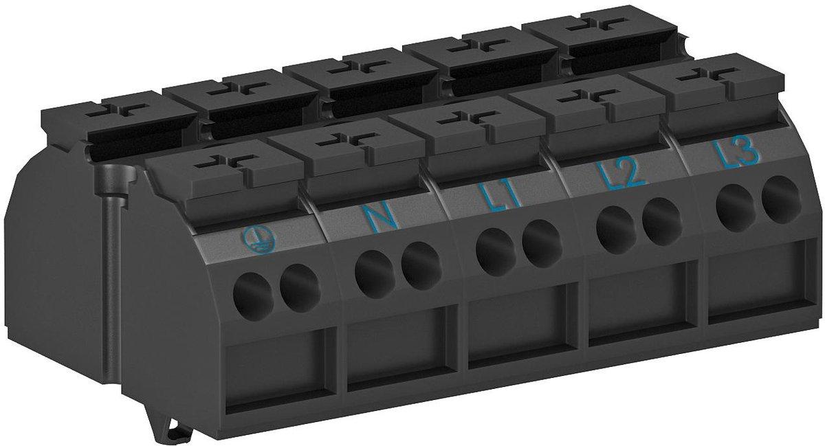 Klemmleiste 22x60x35 schwarz