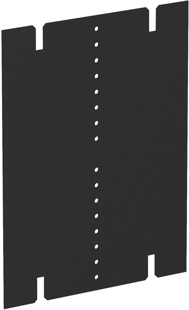 Trennwand ohne Luft PVC graphitschwarz 9011