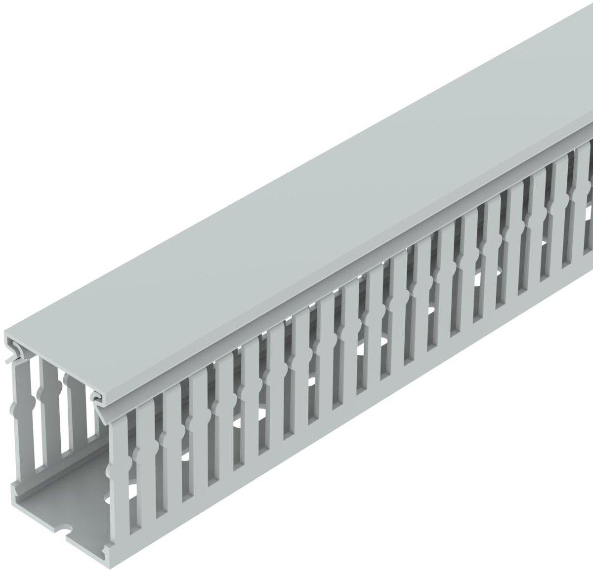 Verdrahtungskanal halogenfrei PC/ABS lichtgrau 7035