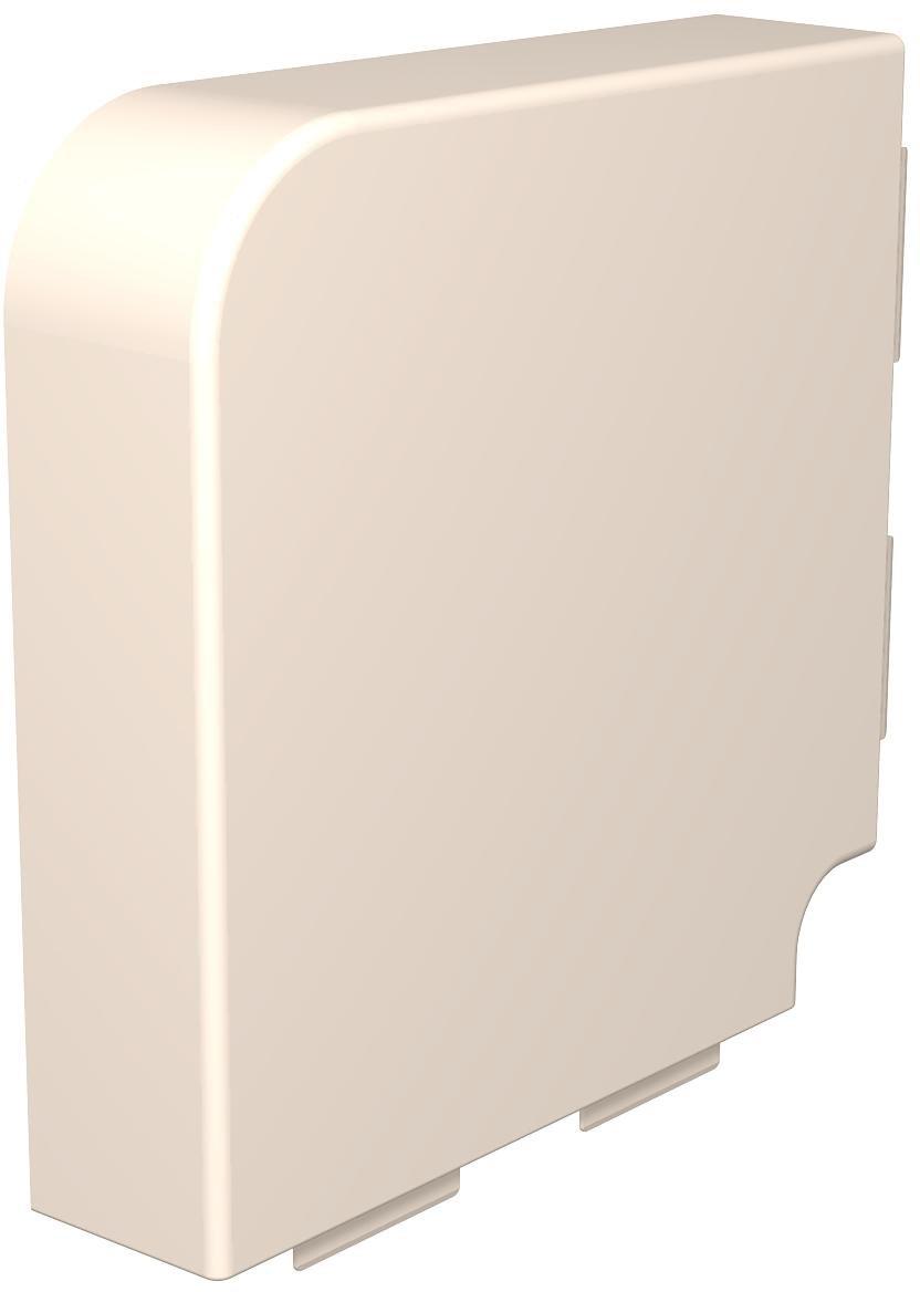 Flachwinkelhaube 60x230mm PVC cremeweiß 9001