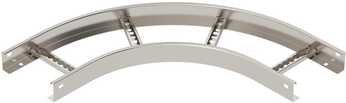 Bogen 90° für Kabelleiter 60x200 A4 1.4571 2B