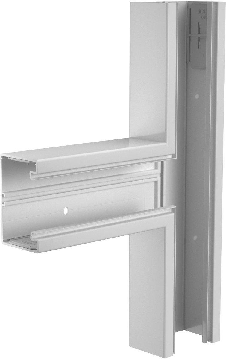 T-Stück 70x110mm PVC lichtgrau 7035