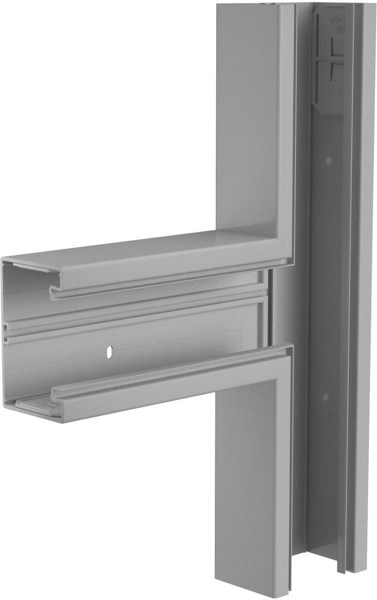 T-Stück 70x110mm PVC steingrau 7030