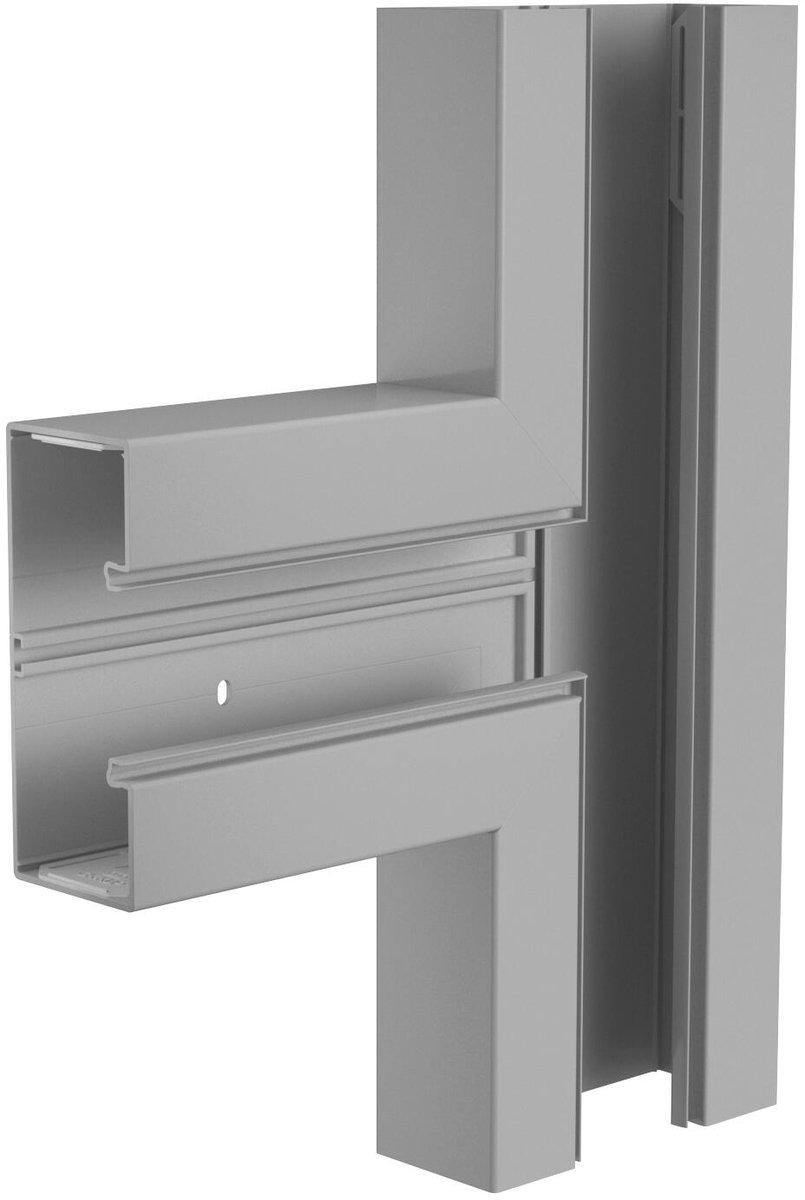 T-Stück 70x170mm PVC steingrau 7030