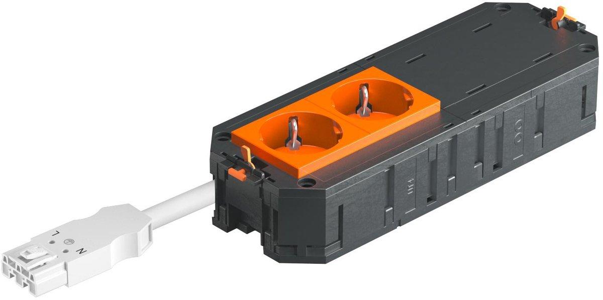 Universalträger Connect WINSTA VDE 2fach orange 208x76x45 PA