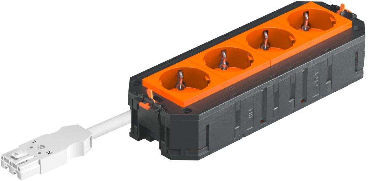Universalträger Connect WINSTA VDE 4fach orange 208x76x45 PA
