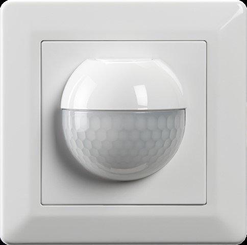 Bewegungsmelder 230 V 9 m 180° IP40 Wandmelder für Unterputzdose weiß