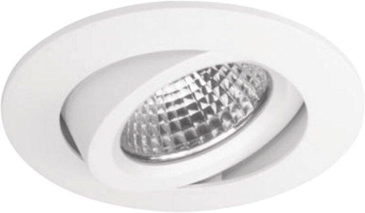 LED-Einbaustrahler 230 V AC 50 Hz 6 W 38° 3.000 K rund schwenkbar