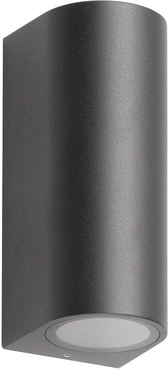 LED-Wandanbauleuchte 230 V AC 2 x 10 W rund 16 cm schwarz IP65