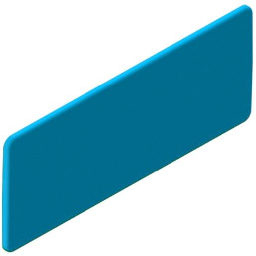 Kennzeichnungsschild 40x100 mm farbe blau aus U48X halogenfrei