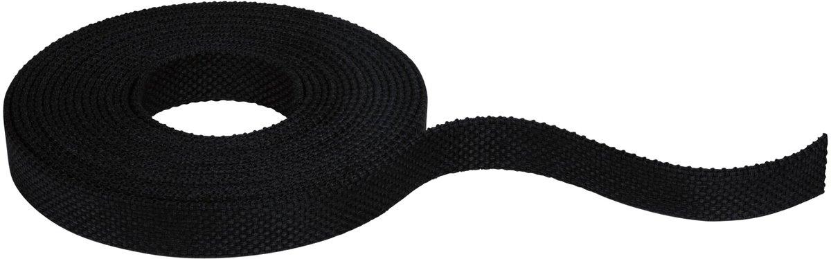ULine Belt 5m schwarz Dacron Textil Kupfer