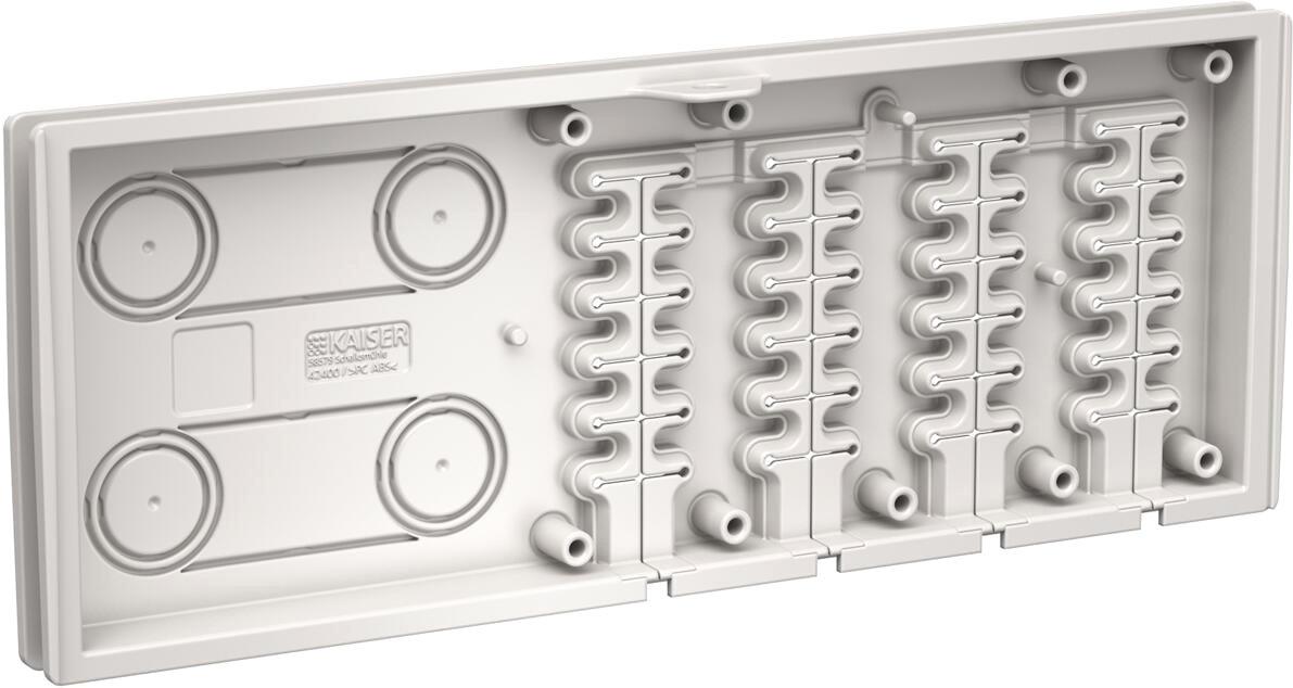 Gf-GV FlexBox Connect Wandmodul B Ausbruch 4 x M20 M25 48 Patchkabel